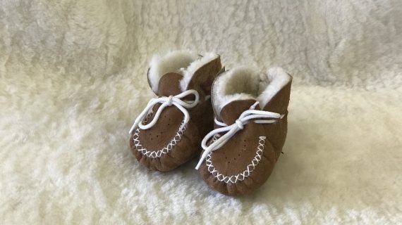 Bern Handmade / Nds Hakiki Koyun Postu Bebe Patiği Code 1515